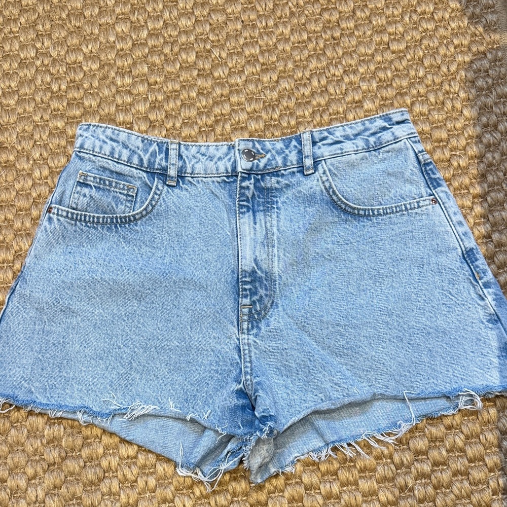 Zara Light Blue Denim Cutoff Shorts